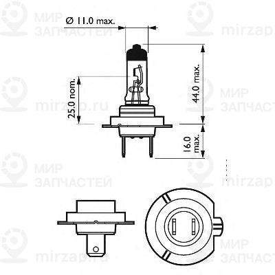 Запчасть PHILIPS 12035RAC1