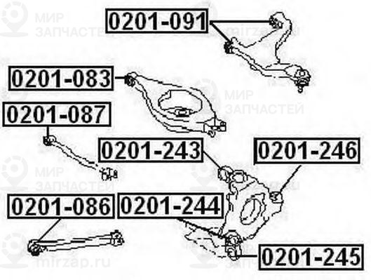 Запчасть ASVA 0201086