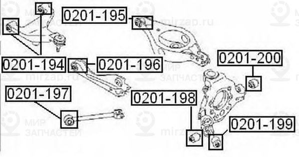 Запчасть ASVA 0201196