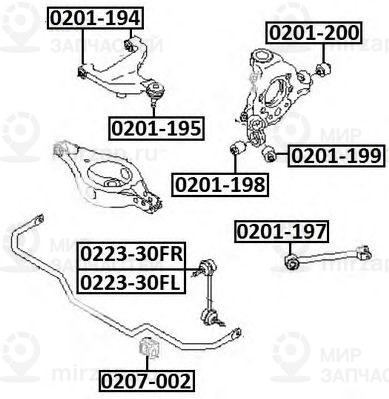 Запчасть ASVA 0201200