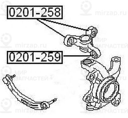 Запчасть ASVA 0201259