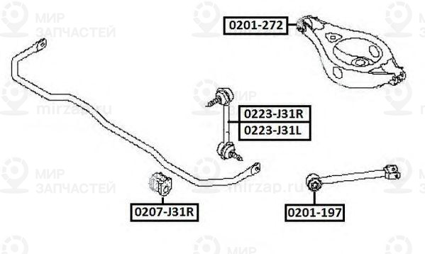 Запчасть ASVA 0201272