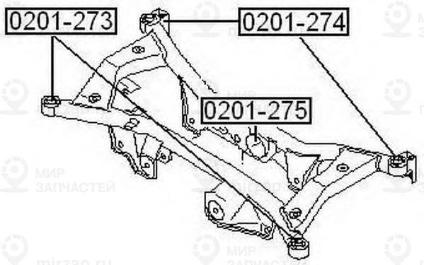 Запчасть ASVA 0201274