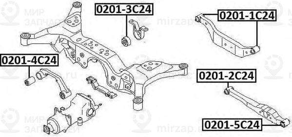 Запчасть ASVA 02013C24