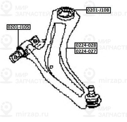 Запчасть ASVA 0201J10B