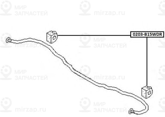 Запчасть ASVA 0203B15WDR