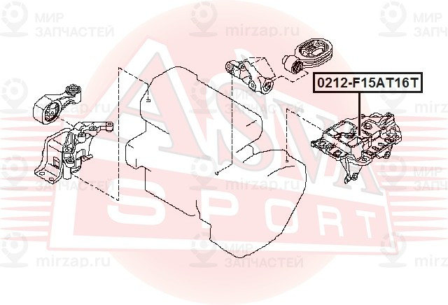 Запчасть ASVA 0212F15AT16T
