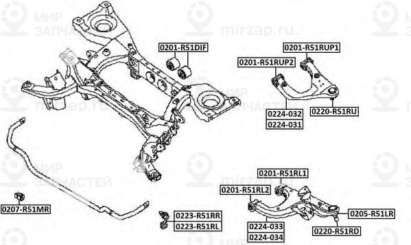 Запчасть ASVA 0220R51RU