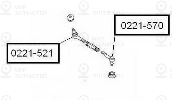 Запчасть ASVA 0221570