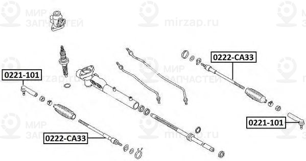 Запчасть ASVA 0222CA33