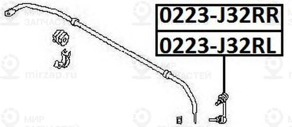 Запчасть ASVA 0223J32RR