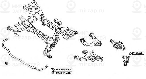 Запчасть ASVA 0223JA60RR