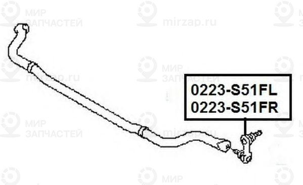 Запчасть ASVA 0223S51FL