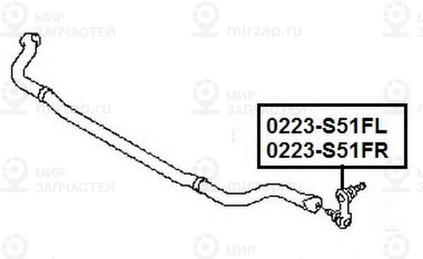 Запчасть ASVA 0223S51FR