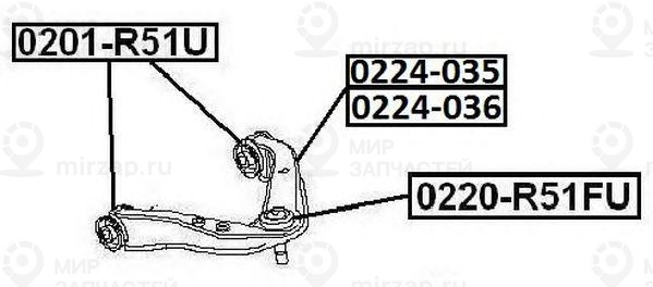 Запчасть ASVA 0224035