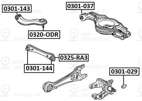 Запчасть ASVA 0301037