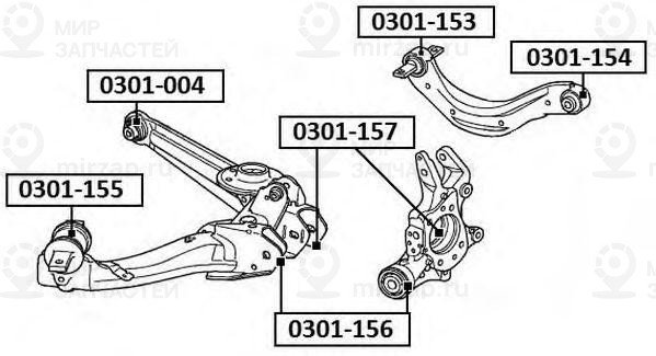 Запчасть ASVA 0301157