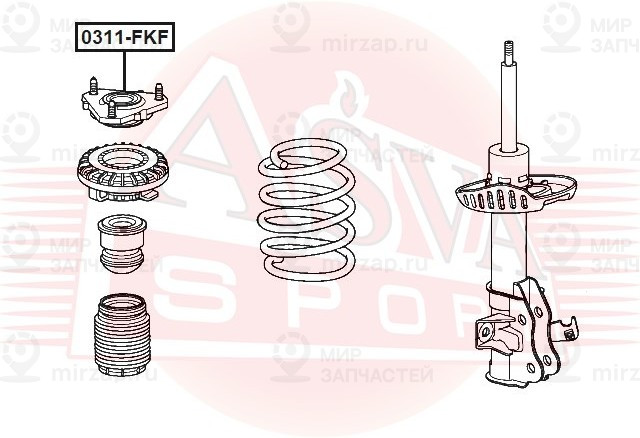 Запчасть ASVA 0311FKF