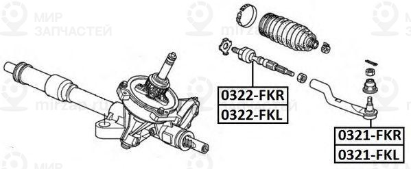 Запчасть ASVA 0322FKR