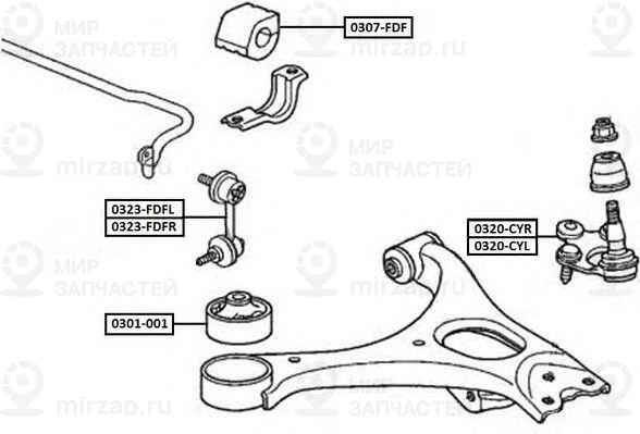 Запчасть ASVA 0323FDFL