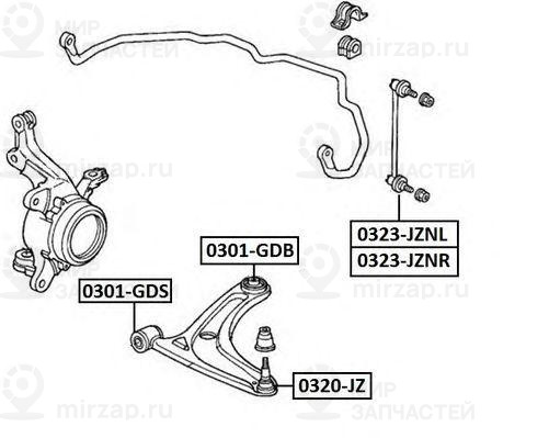 Запчасть ASVA 0323JZNL