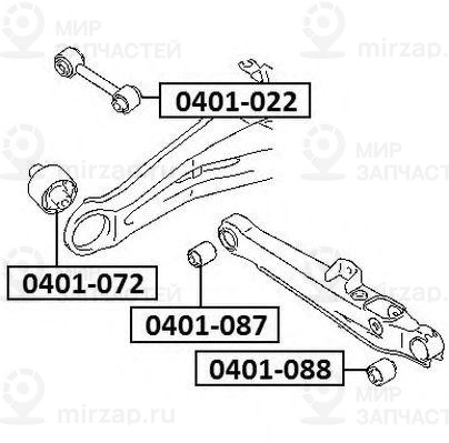 Запчасть ASVA 0401072