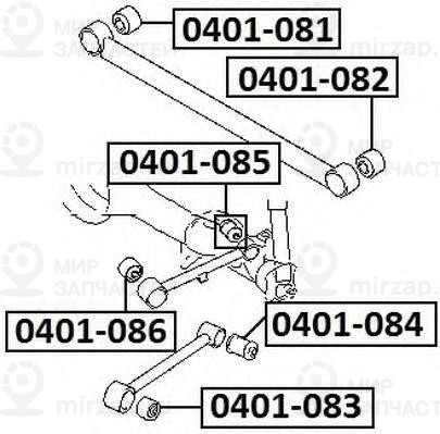 Запчасть ASVA 0401084