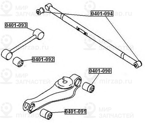Запчасть ASVA 0401091