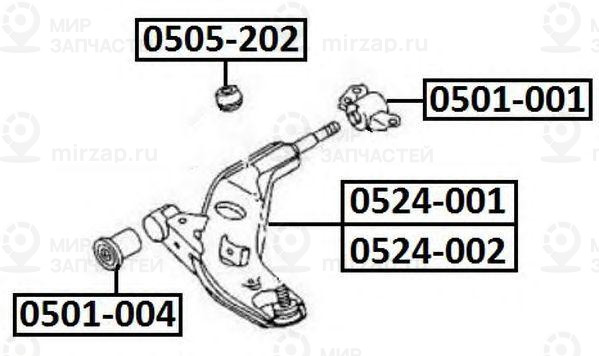 Запчасть ASVA 0505202