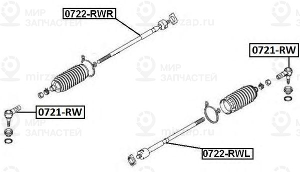 Запчасть ASVA 0721RW