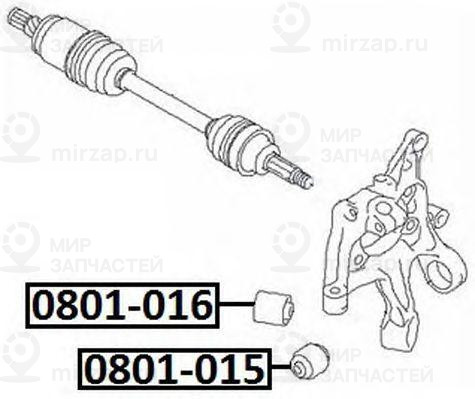 Запчасть ASVA 0801015