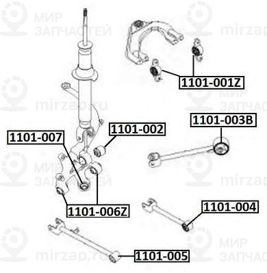 Запчасть ASVA 1101007