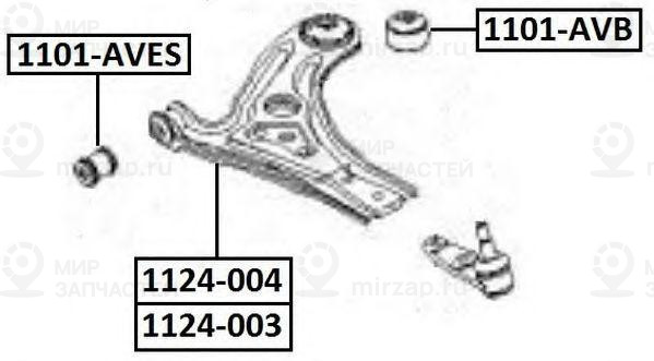 Запчасть ASVA 1124003