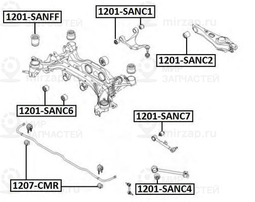 Запчасть ASVA 1201SANC7