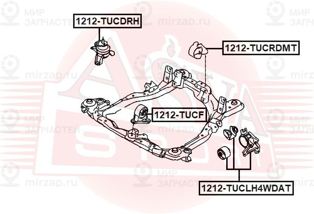 Запчасть ASVA 1212TUCLH4WDAT
