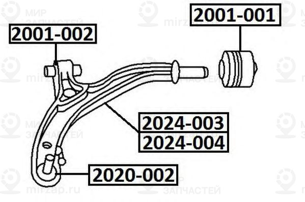 Запчасть ASVA 2001001