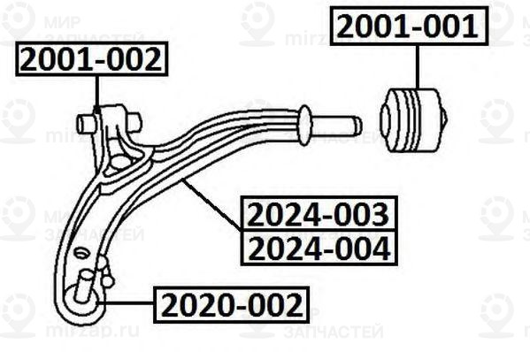 Запчасть ASVA 2020002