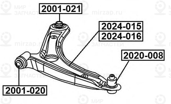 Запчасть ASVA 2024015