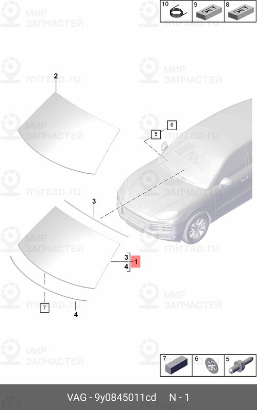 Запчасть PORSCHE 9Y0845011CD