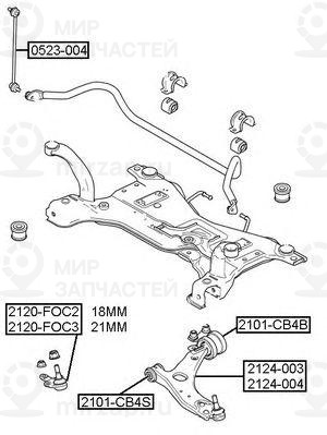 Запчасть ASVA 2124003