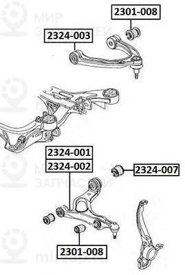 Запчасть ASVA 2324002