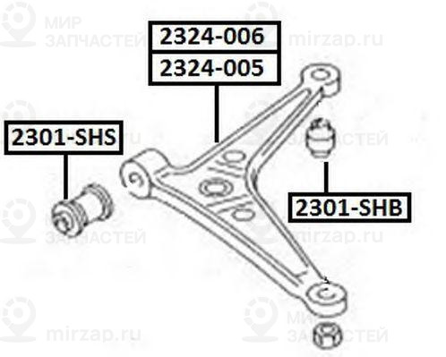 Запчасть ASVA 2324005