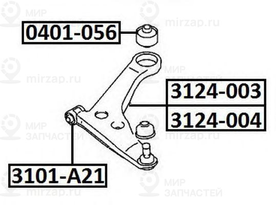 Запчасть ASVA 3124004