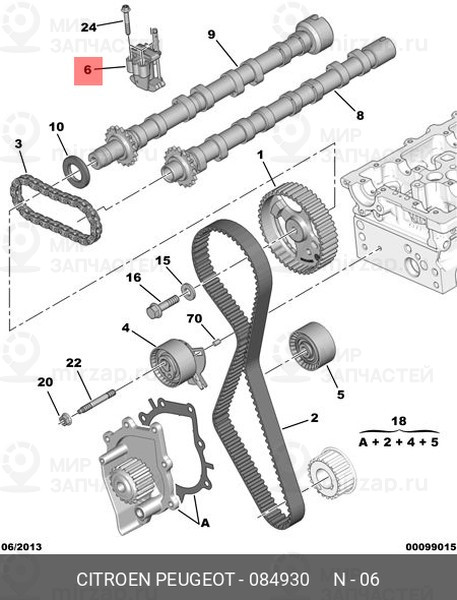 Запчасть PSA 084930