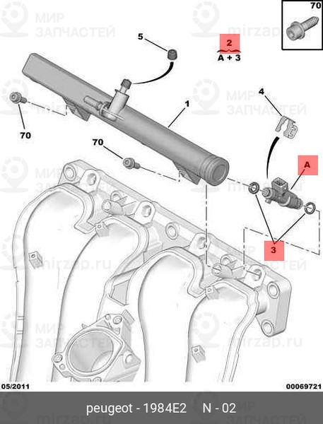 Запчасть PSA 1984E2
