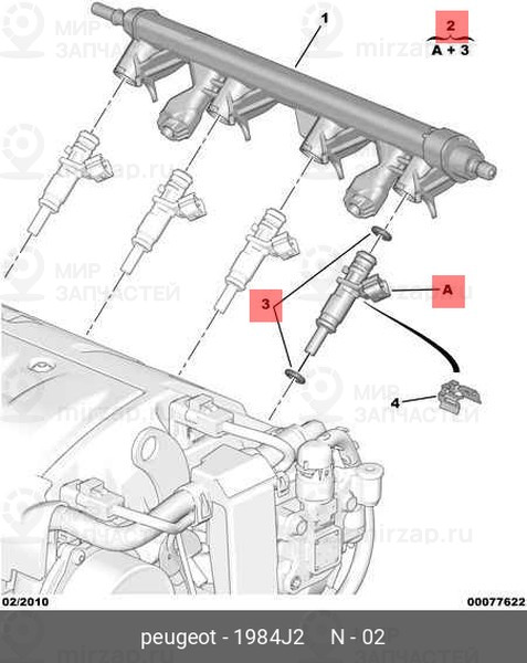 Запчасть PSA 1984J2