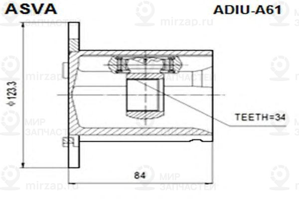 Запчасть ASVA ADIUA61