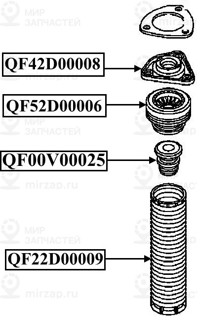Запчасть QUATTRO FRENI QF52D00006