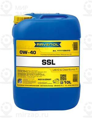 Моторное масло RAVENOL 111110801001999