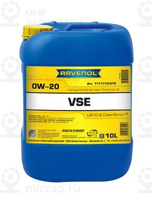 Моторное масло RAVENOL 111111201001999